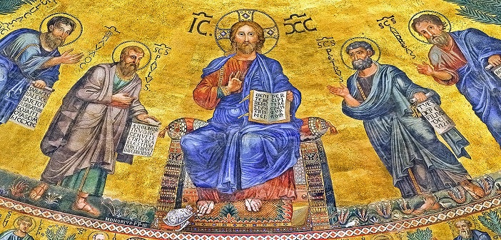 Kristus Raja Semsta Alam, Ilustrasi dari www.maranatha.it