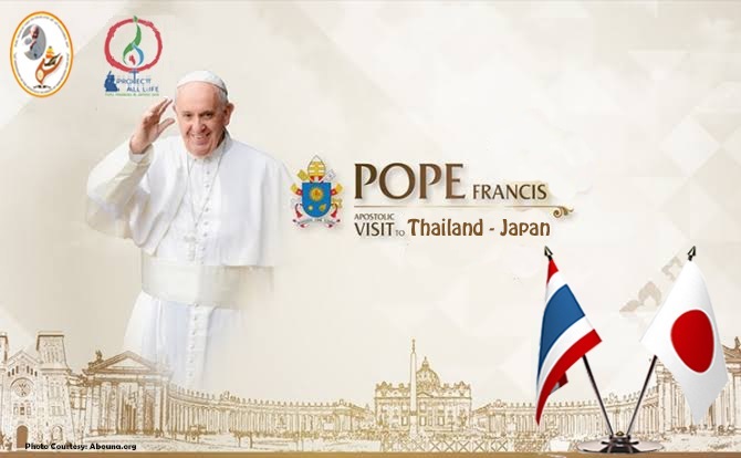 Komsos KWI, Konferensi Waligereja Indonesia, Kunjungan Negara Jepang, Kunjungan Negara Thailand, Paus Fransiskus, Pesan Video