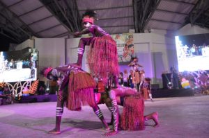 Atraksi Budaya OMK Regio Papua Keuskupan Agats-Asmat pada puncak IYD 2016 di Manado (2)