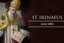 28 Juni, katekese, Komsos KWI, Konferensi Waligereja Indonesia, KWI, Para Kudus di Surga, Santo Ireneus dari Lyons, Santo Sirilus dari Alexandria, Santo Pelagius, Santo William dari Monte Vergine, Santa Febronia, Santo Yohanes Pembaptis, Santo Santa, Teladan Kita, Bunda Maria, Rosario, Katekese, Para Kudus, Katolik, Sabtu Biasa XII, Gereja Katolik Indonesia, Katolik, Katekese, Umat Katolik, Lawan Covid 19